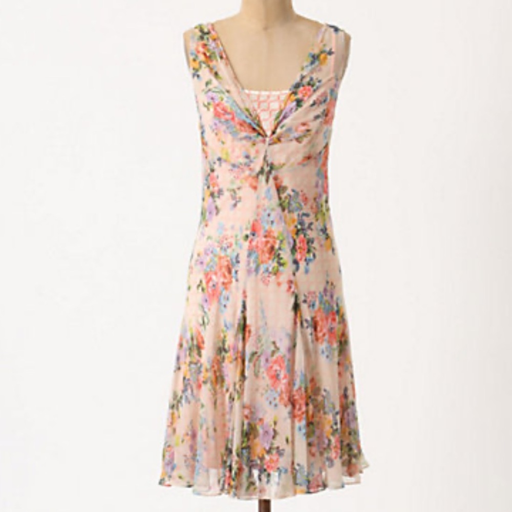 ANTHROPOLOGIE Meadow Rue Floral Sleeveless Dress, 8. - Picture 1 of 8